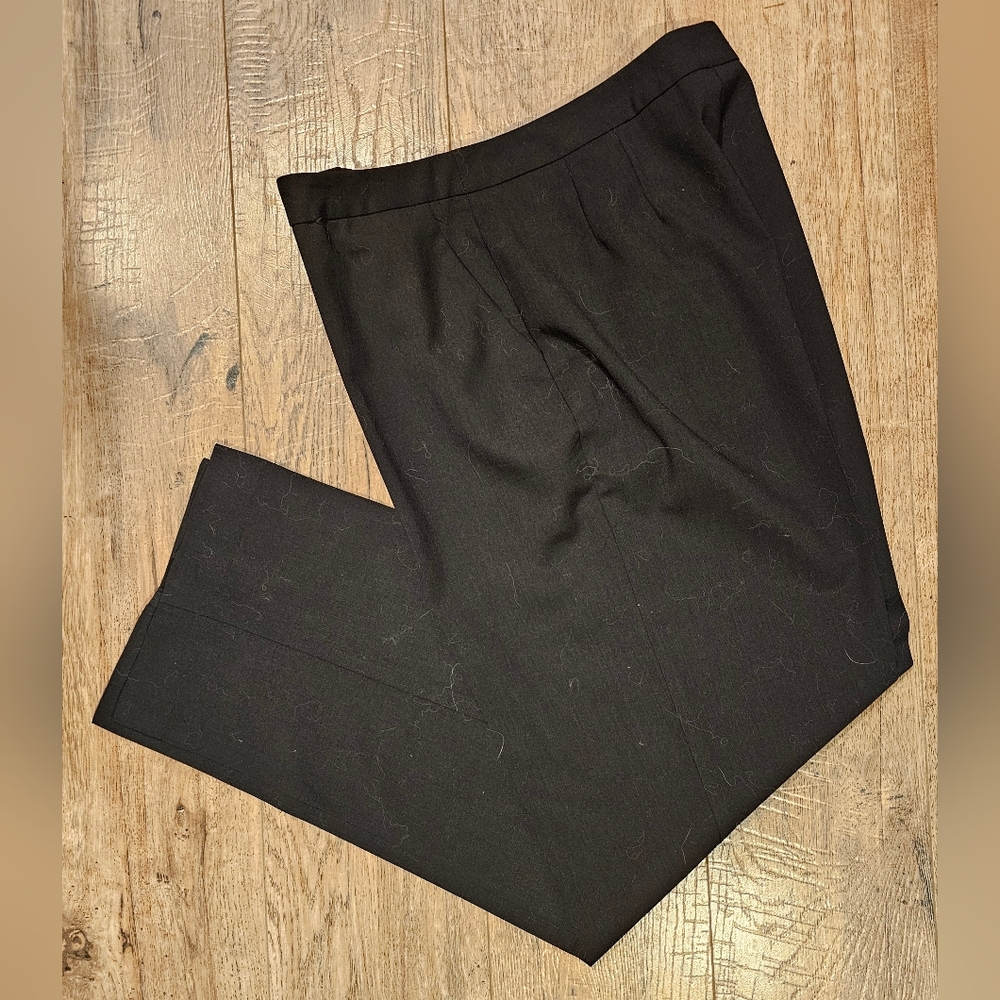Vintage 70's LL Bean Black Wool Slacks Womens Size 12